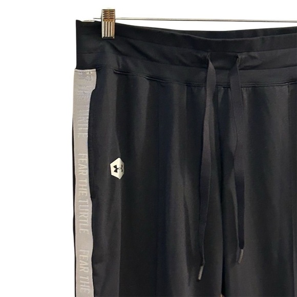 Under Armour University of Maryland Black Track Pants Medium Athletic Casual - Picture 4 of 9